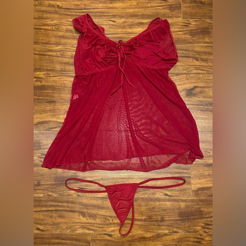 Red lingerie Set